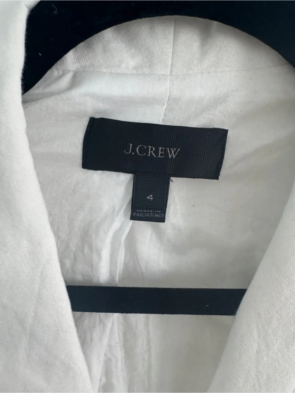 J. Crew White Linen Blazer